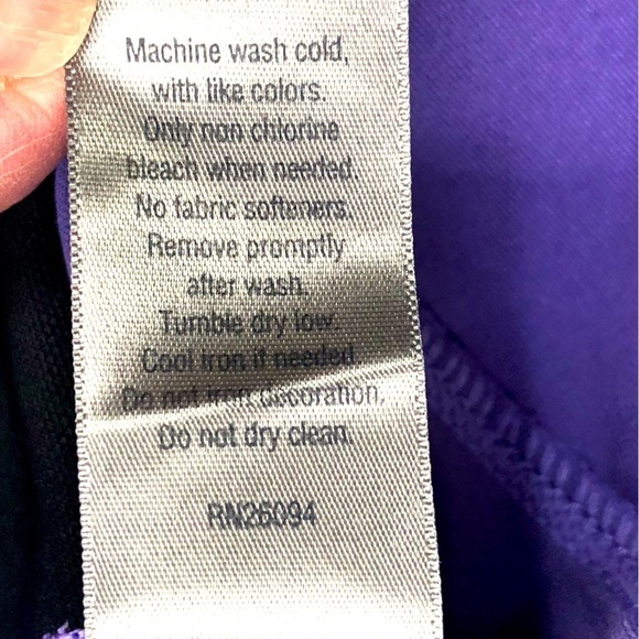 C9 by Champion purple black exercise top sleeveless fitted lined large - Picture 4 of 7